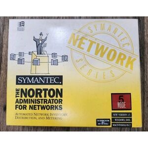 Symantec Norton Administrator for Networks Node 5 ver 15  Windows DOS Macintosh